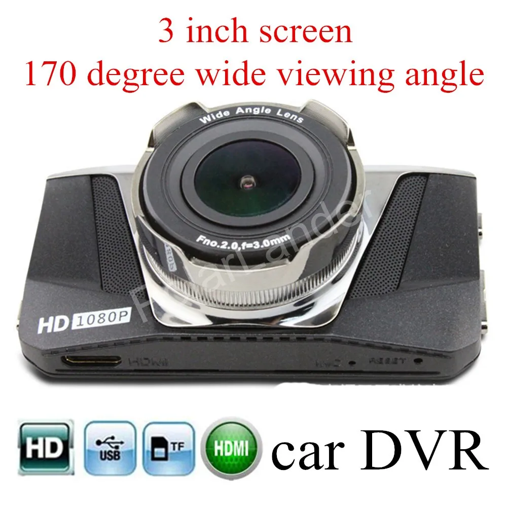 

3 inch LCD screen Car DVR HD Car Camcorder Black Box DVR 170 Degree wide Viewing Angle Night Vision Dash Cam