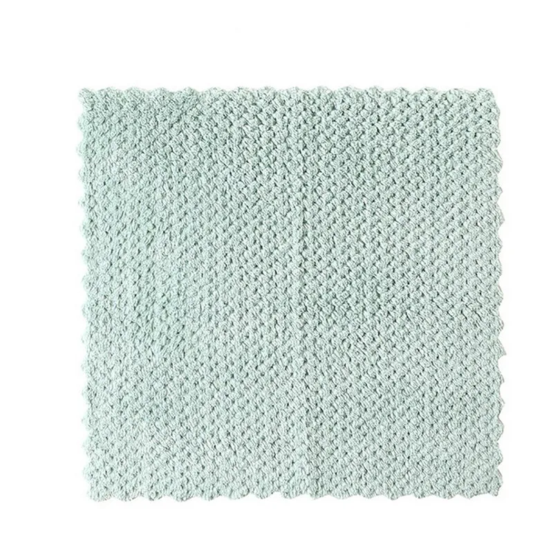 Cleaning clothHigh Efficient Anti-grease Color Dish Cloth Bamboo Fiber Washing Towel Magic Kitchen Wiping Rags #4M08 | Дом и сад