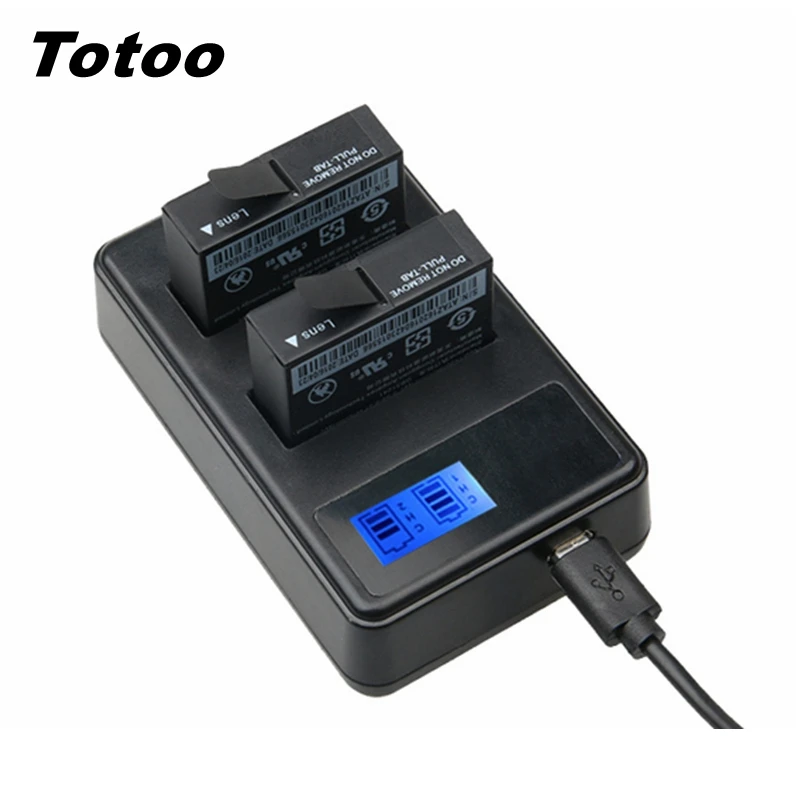 

1/2pcs Extra Battery For Xiaomi Yi Lite 4K+Plus Dual Battery Parallel Charging Charger Accessories Yi 4K Battery 1440mAh AZ16-1