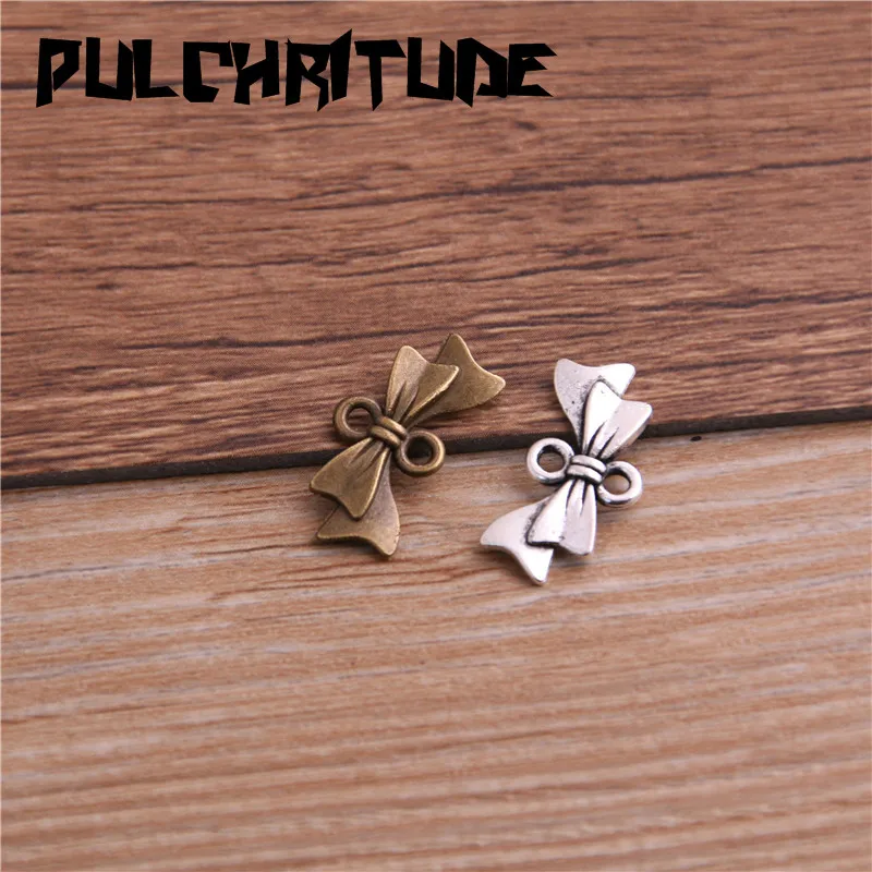 30PCS 10*20mm Metal Alloy Two Color Bowknot Connector Charms For Jewelry Making DIY Handmade Craft 30PCS 10*20mm Metal Alloy Two Color Bowknot Connector Charms For Jewelry Making DIY Handmade Craft