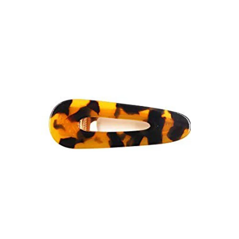 Acetate Hairpins Fashion hair jewelry for women french barrettes Girl Vintage Acrylic Leopard Hair pins Duckbill Hairgrips (3)