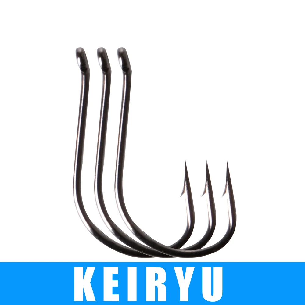 3 упаковки Размер #4 #5 #6 #8 #10 #12 #14 # рыболовные крючки KEIRYU пресноводная
