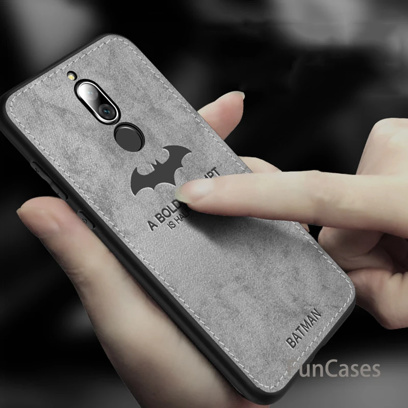 Тканевый чехол для Huawei mate 10 Lite Классическая матовая кожа мягкая жесткая задняя