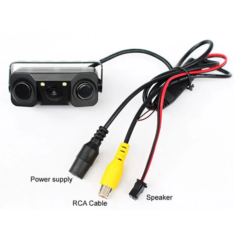 Living Waterproof Parking Sensor 3In 1 Car Parking Reversing Radar Sensors Rear View Backup 170 Degree Camera With Night View Living Waterproof Parking Sensor 3In 1 Car Parking Reversing Radar Sensors Rear View Backup 170 Degree Camera With Night View