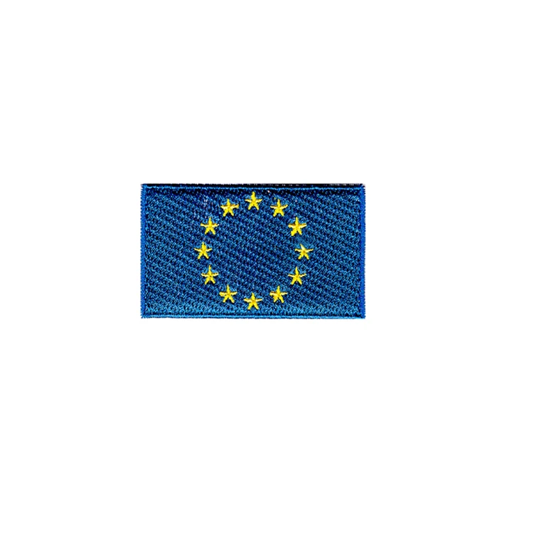 Нашивки для вышивки Италия ЕС Греция болгариа Франция Дания Германия Великобритания Австрия Исландская Финляндия Англия Ирландия Чешский Европейский Fl - Цвет: Красный