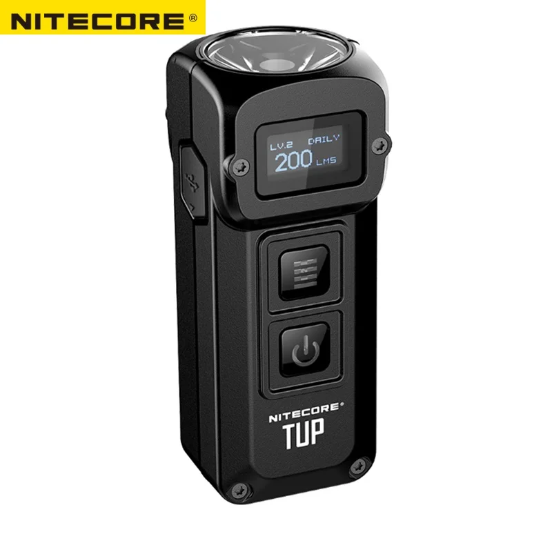 NITECORE TUP USB Перезаряжаемый мини фонарик CREE XP L HD V6 Интеллектуальный EDC фонарь с