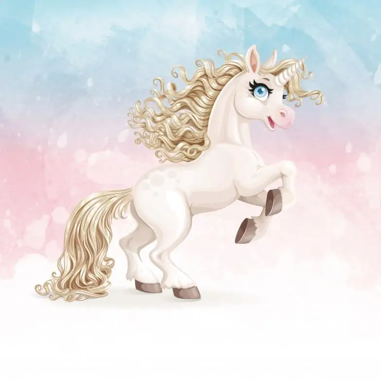 

Laeacco Sweet Unicorn Birthday Party Wallpaper Post Child Portrait Photography Backdrops Photographic Backgrounds Photo Studio