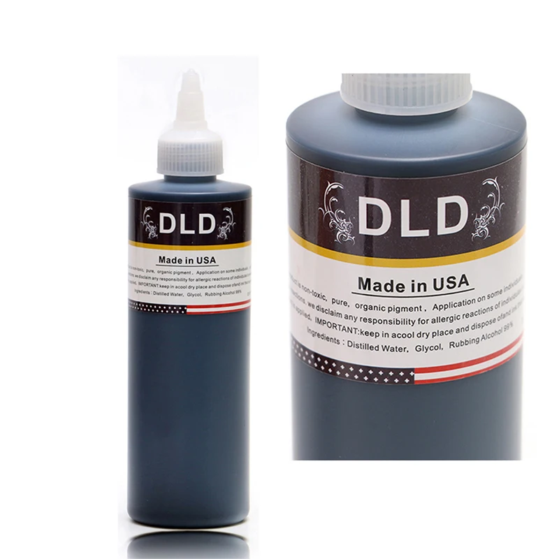 

8oz Body Painting Ink Tattoo Black Ink 250ML/Bottle Tattoo Paint Permanent Makeup Tattoo Tool