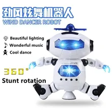 360 Вращающийся умный танцующий робот музыкальная электронная игрушка детский Рождественский подарок на день рождения