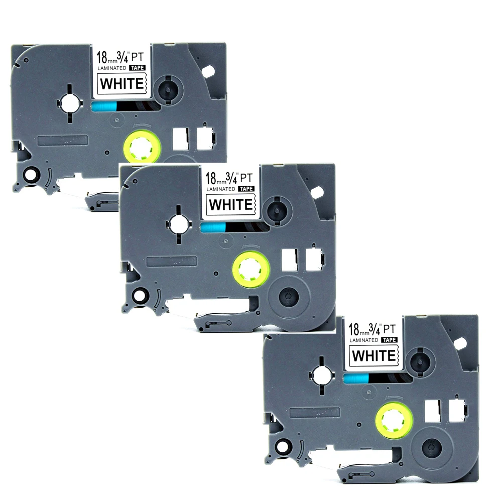 3 шт. совместимый TZe этикетка лента TZe 241 Tze-241 tz-241 tz241 черным по белому ленты для Brother TZe ленты Запасной лента Сделано в Китае