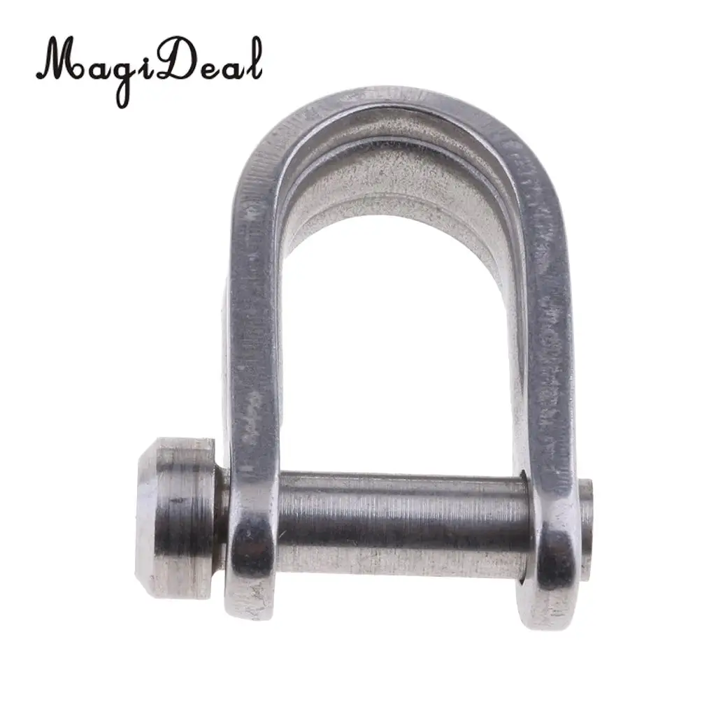 MagiDeal Marine 7mm 316 Stainless Steel D Shackle for Marine Canoe Boat Shade Sail Dinghy Yacht Replacement Parts Accessories