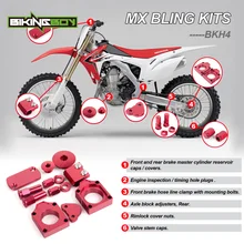 BIKINGBOY Bling Kits pour HONDA CRF 250 R X 04-17 CRF450R 02-17 CRF450X 05 06 07 08 09 10 11 12 13 14 15 16 2017 Modification Ensemble