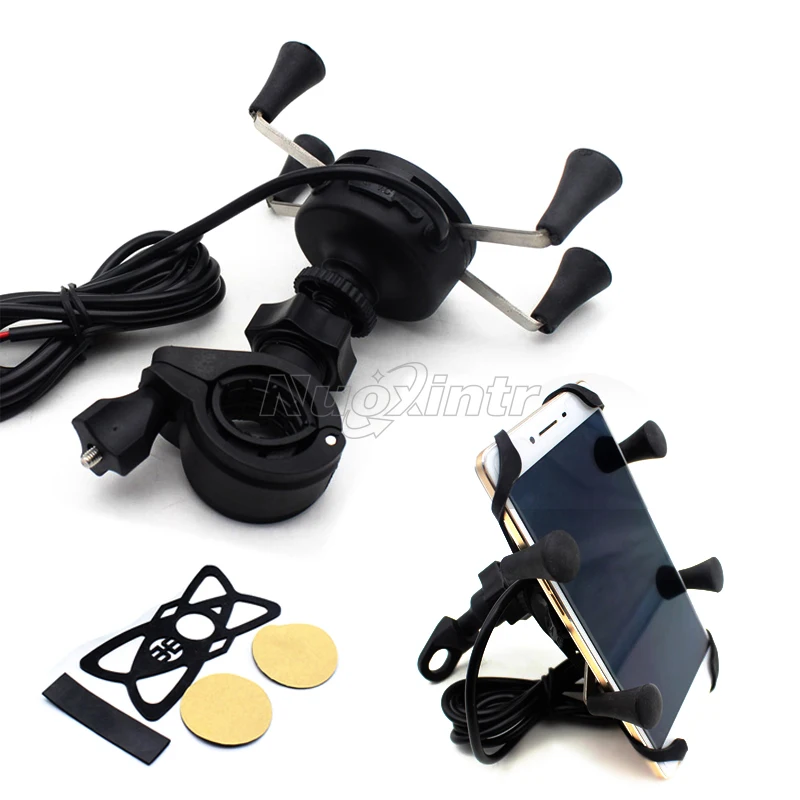 phone with a charge of the solid release of the mobile phone bracket for handle bike and motorcycle