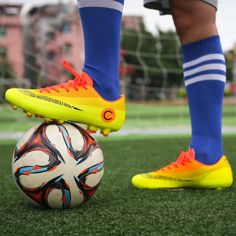 Professional Outdoor Training Soccer Shoes Football Cleats Shoes Men's Football Boots Long Spikes Soccer Shoes (38)