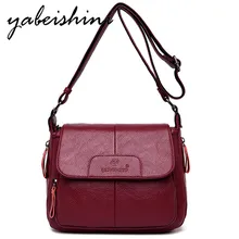New Flap Messenger Bag Luxury Handbags Women Leather Bags sac a main High Quailty 2019 Shoulder Bags Tote Soft Crossbody bag barhee new mini leather women crossbody bags messenger doctor flap box bags small tote sling bags sac a main portefeuille femme