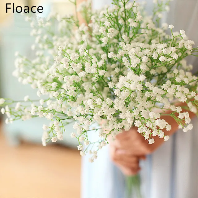 Wedding Decorative Flowers Artificial 11pc Baby Breath Flower Bridal Wedding Decorative Flowers Artificial 11pc Baby Breath Flower Bridal Bouquet Home Party Decor