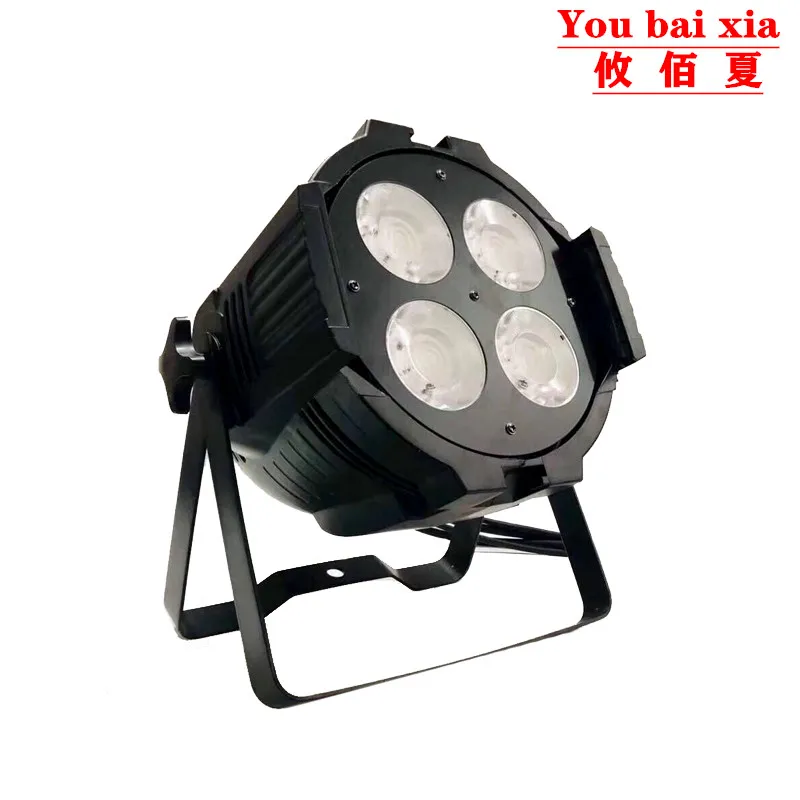 Хит продаж COB 4x50 Вт Par Led теплый белый холодный Светодиодный прожектор DJ свет 4/8 DMX