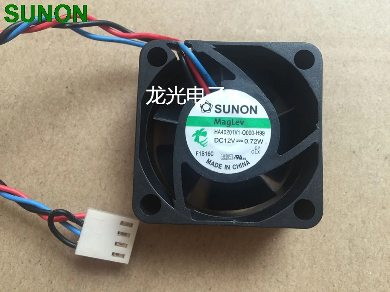 Original For Sunon HA40201V1-Q000-H99 4020 4cm 12V 0.72W silent axial cooling fan | Компьютеры и офис
