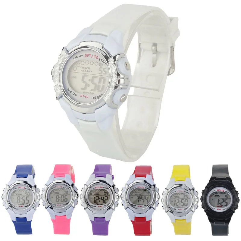 

BAOLANDE Fashion Children Digital LED Quartz Alarm Date Sports Wrist Watch drop shipping