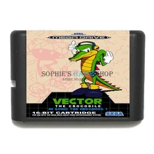 Vector(in Sonic 1) игровой картридж новейшая 16 битная игровая карта для sega Mega Drive/Genesis system