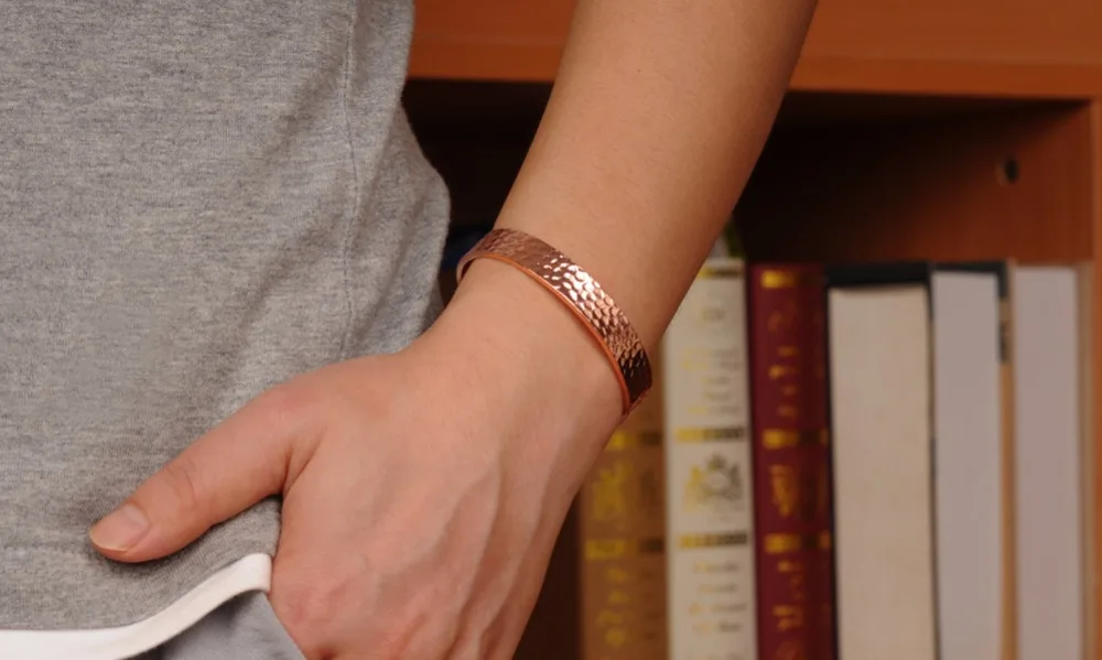 Meatlhy Magnetic Copper Bracelets & Bangles Adjustable Cuff Bracelets Charms Health Energy Bracelet for Men Women Arthritis_voghion.com