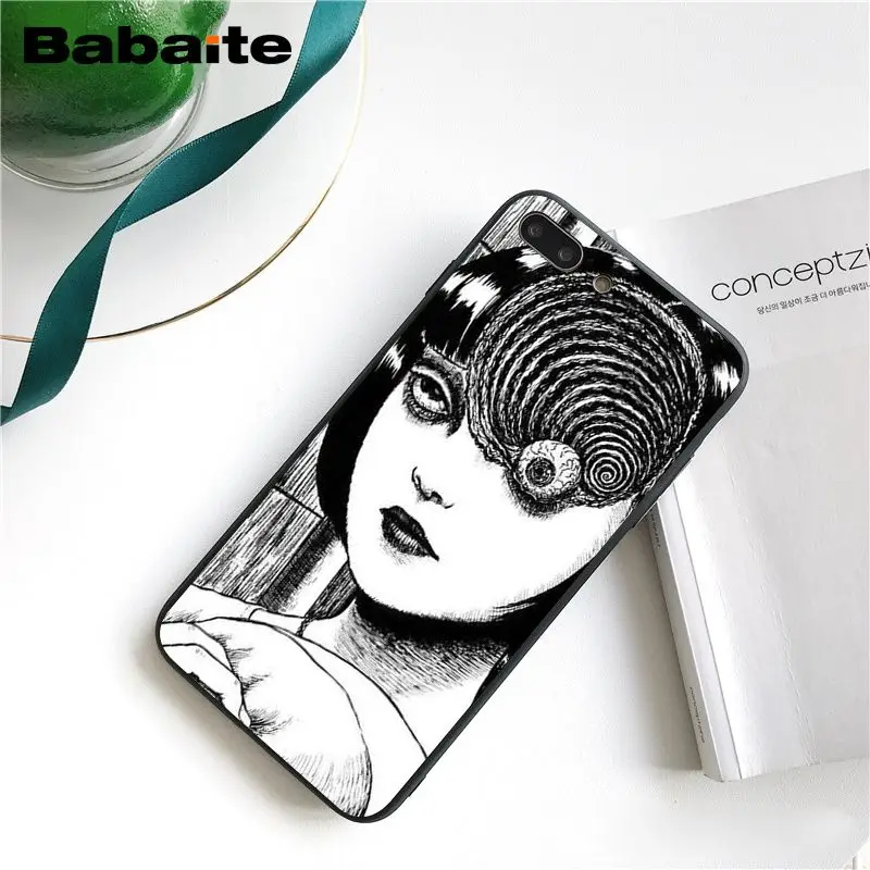 Babaite Junji Ito футболки ужас чехол для телефона для iphone 11 Pro 11Pro Max 8 7 6 6S Plus X XS MAX 5 5S SE XR