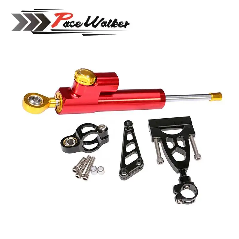 

Motorcycle Aluminum CNC Steering Damper Complete Set for HONDA CB400 VTEC 1999-2012 w/ bracket kits