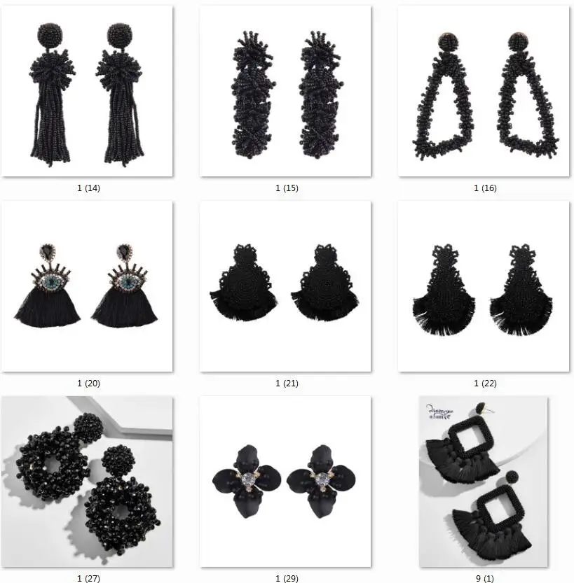 Dvacaman, серьги-капли с черными бусинами в форме сердца для женщин, подарок для девушек, личные украшения, висячие серьги, Прямая поставка
