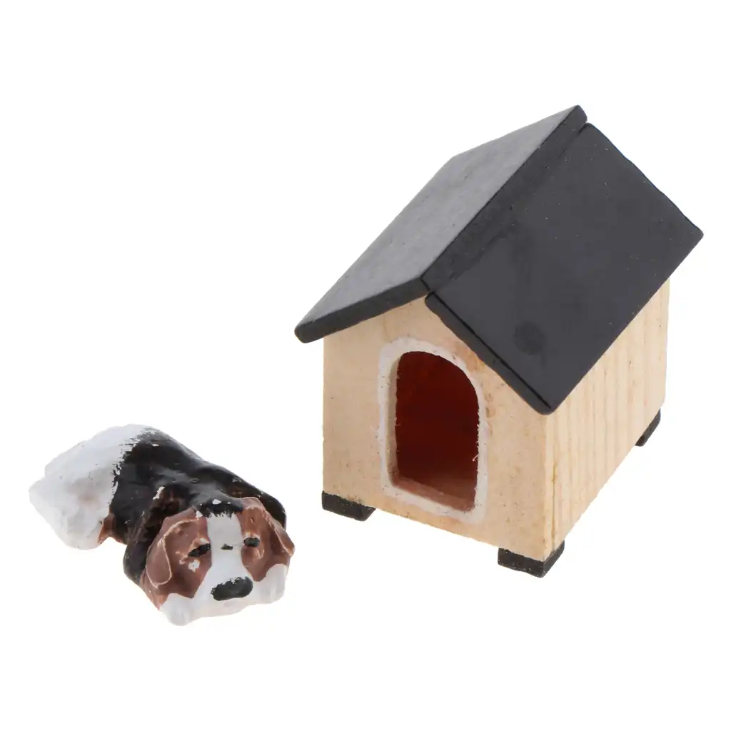 dolls house miniature dogs
