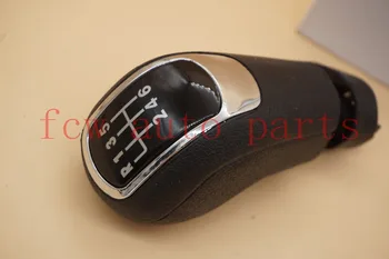 

Free Shipping 6 Speed Gear Shift Knobs With Giator Leather Boot For Skoda 3 T II 09-12 SUPERB II 08-12 MK2 II 2