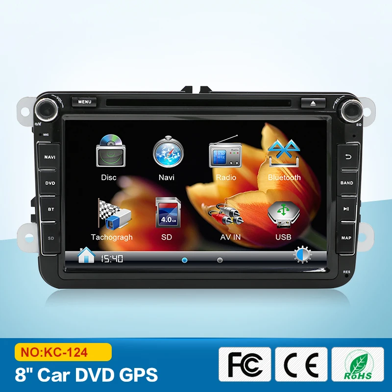 Двойной din 8 дюймов Автомобильный dvd Радио для Volkswagen VW Skoda POLO PASSAT CC JETTA ограничbora