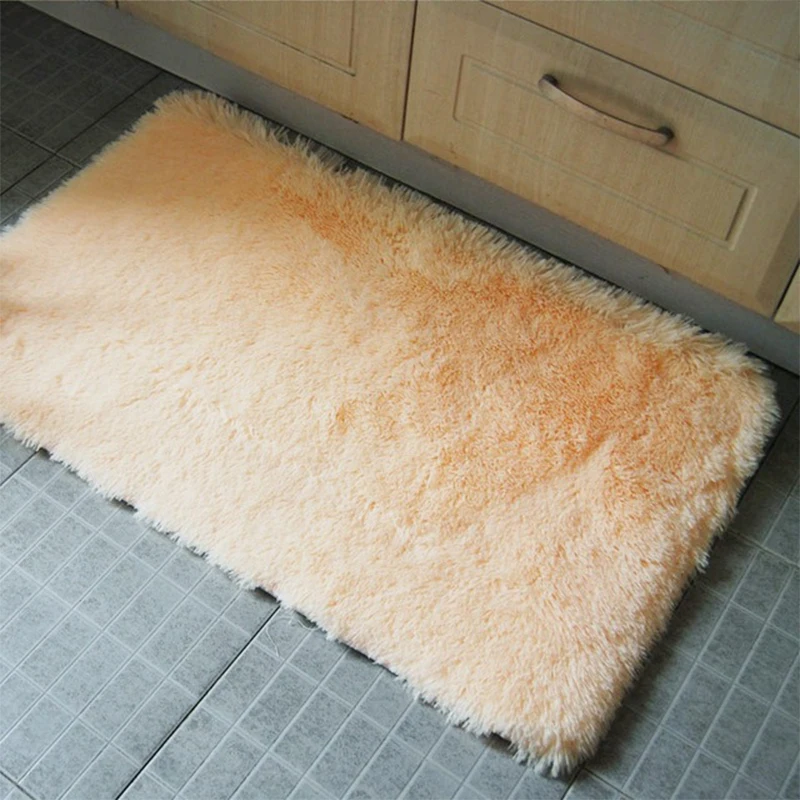 

40*60cm/15.74*23.62in Silk mini bath mats Bathroom anti slip bath mat Mechanical wash