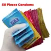 Bonne qualité 50 pièces préservatifs en vrac en Latex naturel pour les Couples, produit sexuel adulte, meilleurs jouets sexuels Contraception plus sûre ► Photo 1/6