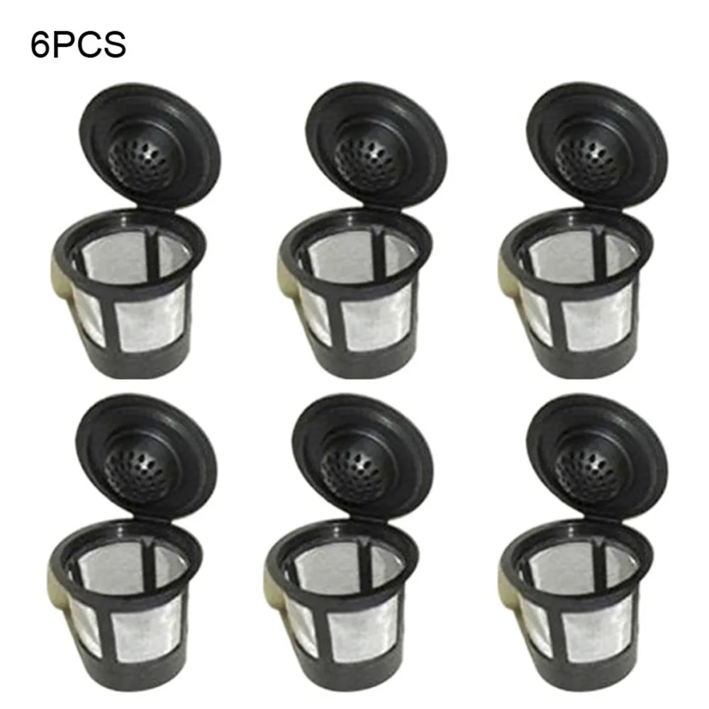 6x NEW Reusable Single Cup Keurig Solo Filter Pod K Cup Coffee Stainless Mesh R2in Coffee