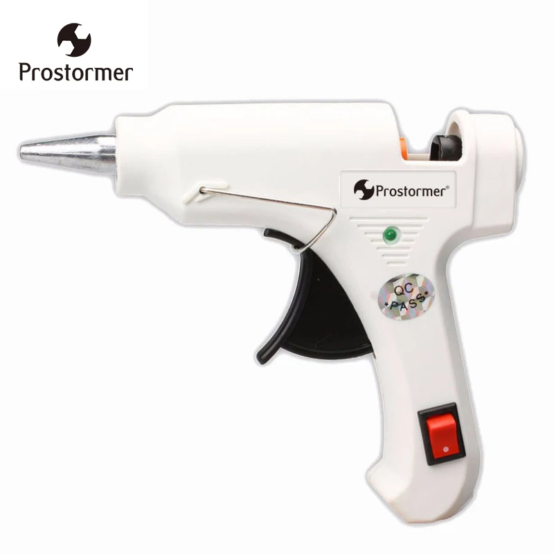 

PROSTORMER 20W EU Plug Hot Glue Gun Professional High Temp Heater Repair Heat tool Industrial Mini Guns Temperature Tool