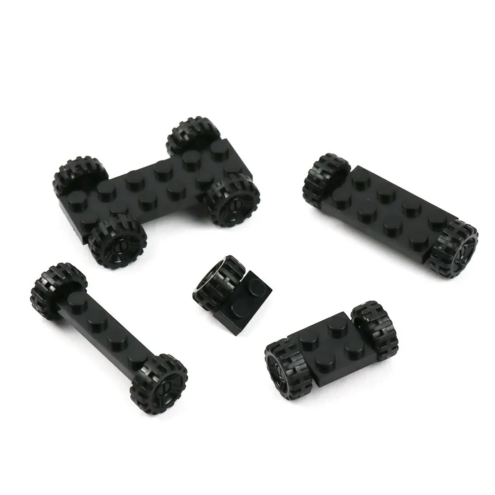 

Kids DIY Toys Educational Building Blocks Parts MOC Plastic Building Bricks Wheels&Axle Car Compatible Small Particles 20pcs/lot