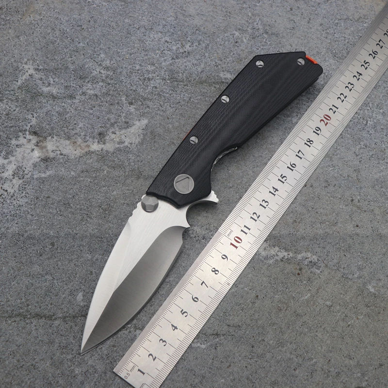 

DOC-Flip Folding Ball Bearing D2 Blade G10 Handle Outdoor Camping Multipurpose Hunting EDC Tool