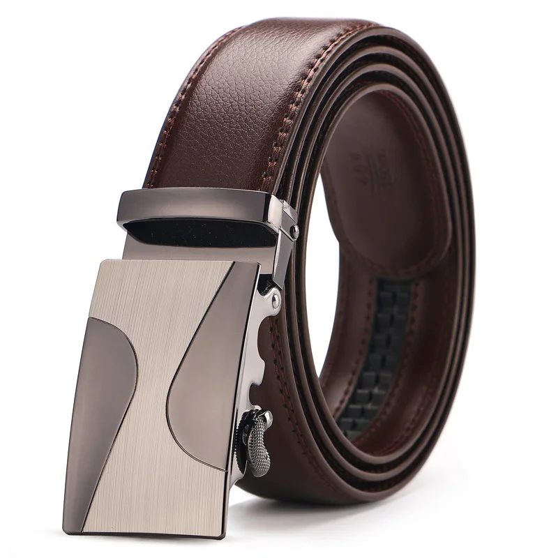 New Fshion brand mens brand belts luxury designer belt men top quality genuine leather ratchet ...