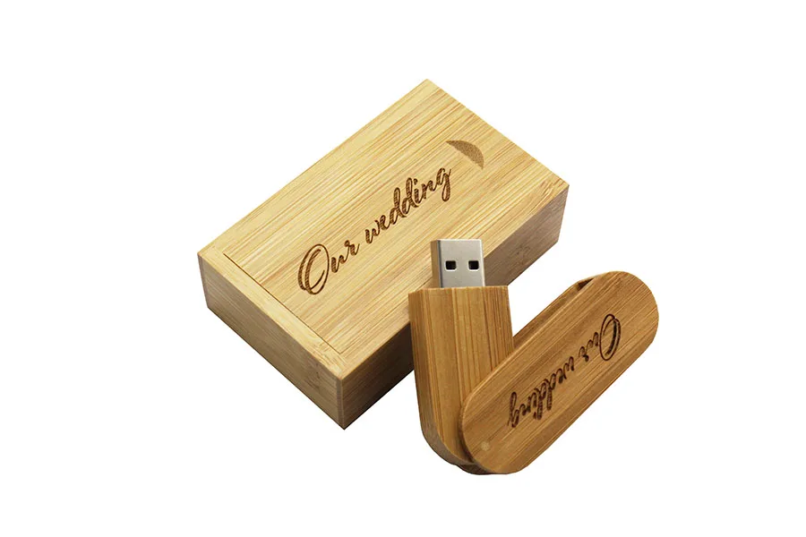 STmagic деревянный + коробка (по 5 шт. Бесплатная логотип) USB Flash Drive 8 GB 16 Гб, 32 ГБ, 64 ГБ 4 GB USB 2,0 накопитель памяти флешки