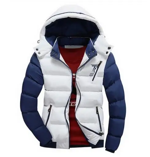

Dwayne New 2017 4XL Jacket Men's Parkas Thick Hooded Coats Men Thermal Warm Casual Jackets Male Outerwear Brand Clothing