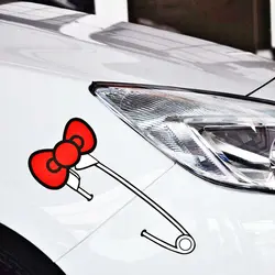 Volkrays мультфильм автомобиля стикеры интимные аксессуары конфеты булавки Корона переводная картинка с ангелом украшения для Chevrolet peugeot Renault