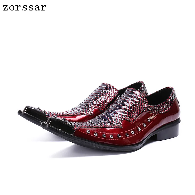 

{Zorssar} Fashion Leather shoes Men Dress Shoes Pointed toe Oxfords Shoes For Men Lace Up Designer Luxury Men Wedding shoes