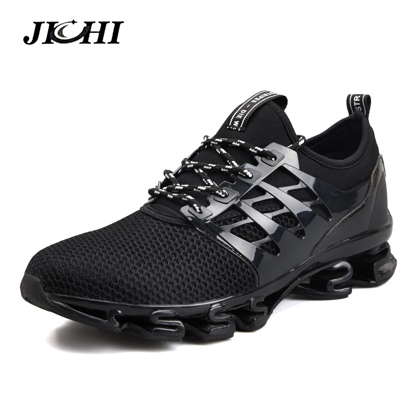 Online 2019 zapatos casuales de primavera para hombre, zapatos transpirables para correr al aire libre, zapatillas de moda para caminar para hombres, zapatillas de gran tamaño 39 47 para hombres