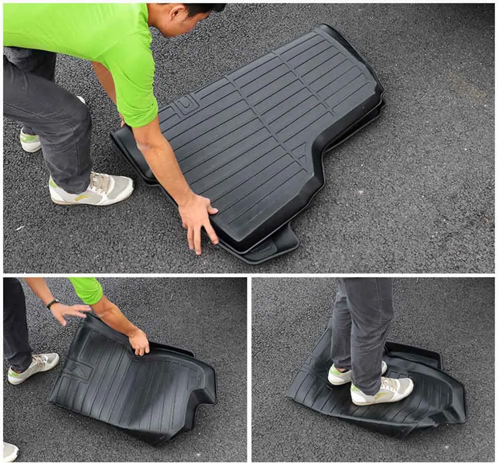 Резиновая задняя крышка багажника грузовой лайнер багажник лоток коврики для NISSAN солнечное ковровое покрытие коврики