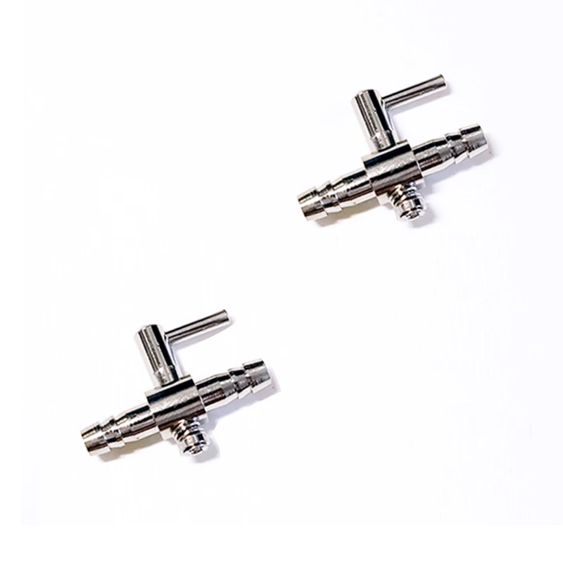 

Aquarium Fish Metal Thread Air Tube Connector Line Pump Flow Distributor Lever Control Valve Tap Float Valve for Water Tank