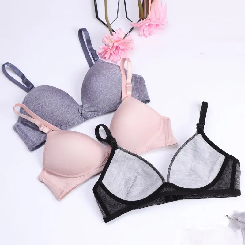 

Cotton Sexy Bras Women Push Up Bra Seamless Lingerie Ultra-thin Cup Bralette Brassiere Female Underwear Wire Free Padded Bras