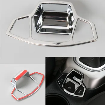 

Car Interior Electronic Handbrake Hand Brake Button Knob Switch Cover Trim Frame Styling Sticker Fit For Compass 2017+