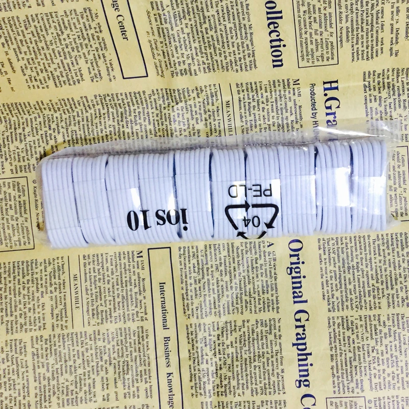 

1M/3ft OD 3.0 144 Braided One-piece 8pin to USB Charger Cable for iPhone 7 6 6s Plus 5G IOS 10 For iPad air 100pcs/lot