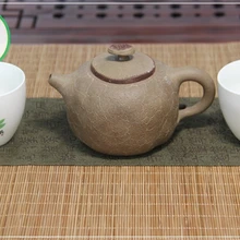 Среднего размера настоящий китайский чайник из исинской глины для набора Кунг Фу Ча Первый весенний гриб 220 мл
