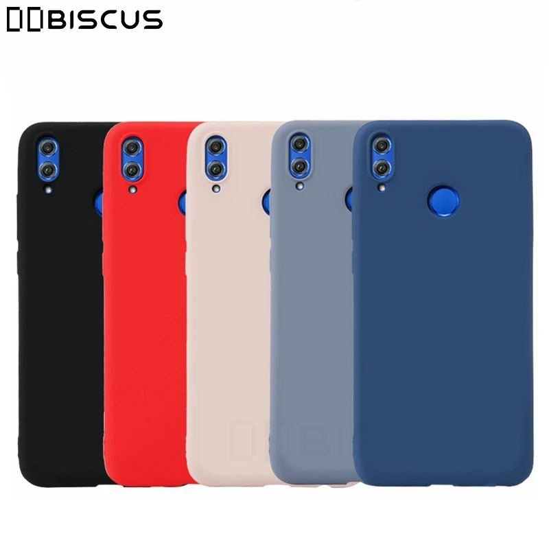 

Original Liquid Silicone Case for Huawei Honor View 20 10 Lite 8X HRY-LX1 JSN-L21 COL-L29 PCT-L29 Plain Color Bumper Cover Capa
